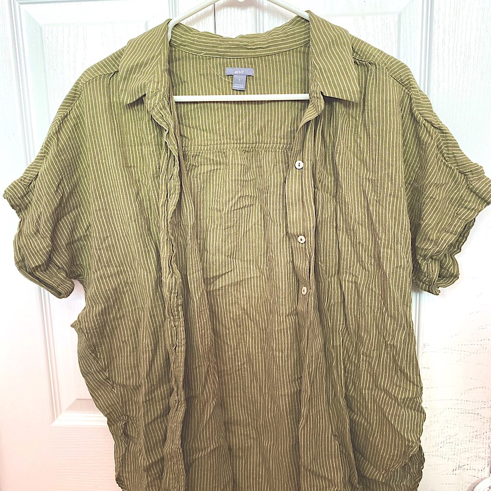 Aerie | button up coverup top